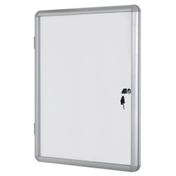 Avizier Magnetic cu Geam din Plastic Bi-Office, 67x 93cm, Rama Aluminiu, Aviziere Magnetice,  Aviziere pentru Interior, Aviziere cu Geam din Plastic, Avizier cu Rama Aluminiu