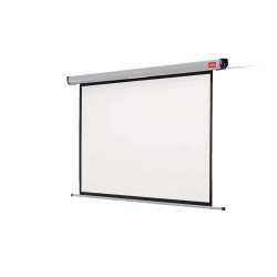 Ecran Proiectie Electric de Perete Nobo, Telecomanda, Format 4:3, 160x120 cm, Alb, Ecran de Proiectie, Ecrane Proiectie, Ecran de Proiectie Electric, Ecran Proiectie Videoproiector, Ecran de Proiectie Nobo, Ecrane de Proiectie