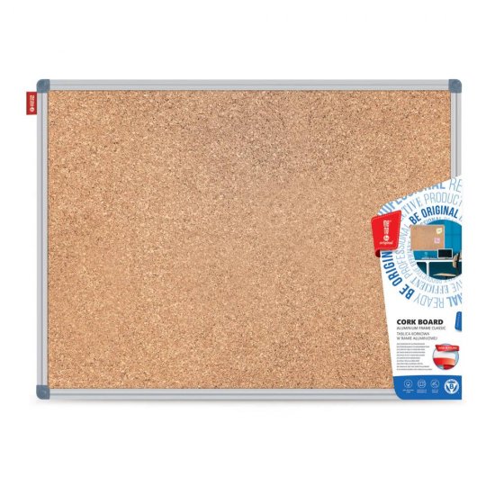 Panou din Pluta cu Rama de Aluminiu Memoboards Classic, 120x240 cm, Panou Pluta, Panouri din Pluta, Panouri Pluta, Afisier Pluta, Panou Afisier din Pluta, Tabla Pluta, Panouri Afisare Pluta, Panou Afisare Pluta, Table de Pluta
