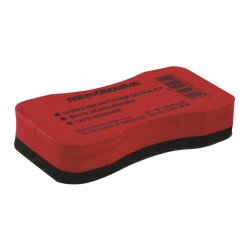 Burete Tabla Magnetica Memoboards, Rosu, 108x51x20 mm, Burete pentru Tabla Magnetica, Burete Whiteboard, Burete pentru Whiteboard, Burete Sters Tabla Magnetica, Burete de Sters pentru Tabla Magnetica, Burete pentru Tabla Alba