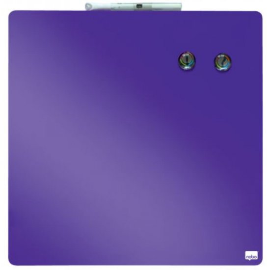 Tabla Magnetica Nobo, Stergere Uscata, Patrata, 36x36 cm, Mov, Accesorii, Table Magnetice, Tabla Scriere, Tabla pentru Scris, Tabla Markere, Tabla pentru Markere, Tabla Patrata, Table Patrate, Tabla Nobo, Tabla cu Stergere Uscata
