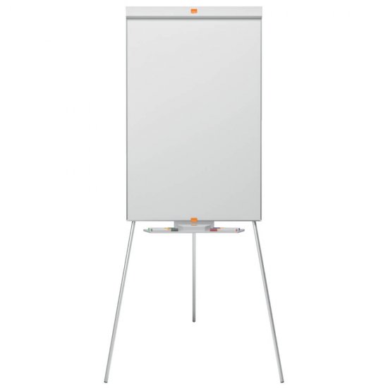 Flipchart Magnetic Nobo, Trepied Nano Clean Clasic, 68x100 cm, Alb, Flipchart Alb, Flipchart Prezentari, Flipchart pentru Prezentari, Flipchart Birou, Flipchart pentru Birou, Flipchart cu Trepied, Flipchart Magnetic Alb, Flipchart Scoala