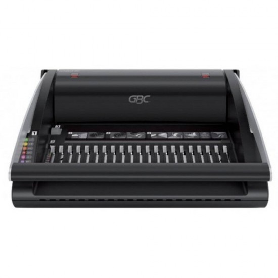 Aparat de Indosariat GBC CombBind C200, Capacitate 330 Coli, Perforare 20 Coli, 34x13x39.5 cm, Greutate 5.29 Kg, Aparat de Legat cu Inele de Plastic, Masina Indosariere, Aparat de Spiralat, Aparat de Indosariat cu Inele de Plastic, Aparatura Birou