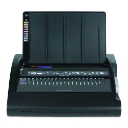 Aparat de Indosariat Electric GBC CombBind C210E, Capacitate 450 Coli, Perforare 20 Coli, 39.8x14.5x40 cm, Greutate 12.38 Kg, Aparat de Legat cu Inele de Plastic, Masina Indosariere Electrica, Aparat de Spiralat, Aparatura Birou