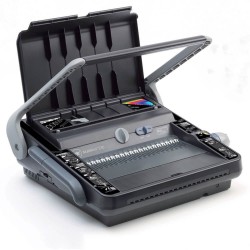 Aparat de Indosariat GBC MultiBind 230, cu Spire din Plastic si Metalice, Capacitate 450/125 Coli, Perforare 30 Coli, 54.8x23.8x49 cm, Greutate 11.76 Kg, Aparat de Legat cu Inele de Plastic si Spire Metalice, Masina Indosariere, Aparatura Birou