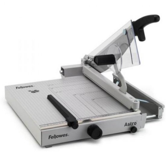 Ghilotina Astro Fellowes cu Parghie, 385 mm, 50 Coli A4, Lame Inox, Ghilotina cu Parghie, Ghilotine cu Parghie, Ghilotina Birou, Ghilotine Birou, Ghilotina pentru Birou, Ghilotina Profesionala