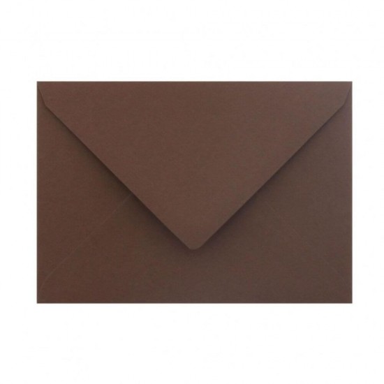 Plicuri Maro Ciocolatii C6 DACO, 25 Buc/Set, 162x114 mm, 120 g/m², cu Clapeta Gumata, Plic Maro Ciocolatiu, Plic Colorat,  Plicuri cu Clapeta Gumata, Plicuri C6 cu Clapeta Gumata, Plicuri cu Inchidere Gumata, Plicuri Colorate, Plicuri C6 Colorate