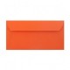 Plicuri Portocalii DL DACO, 25 Buc/Set, 110x220 mm, 120 g/m², cu Clapeta Siliconica, Plic Portocaliu, Plic Colorat, Plicuri cu Clapeta Siliconica, Plicuri DL cu Lipire Siliconica, Plicuri Colorate, Plicuri DL Colorate