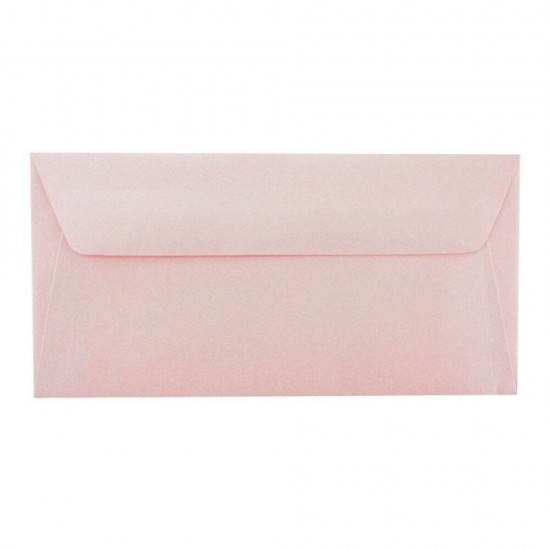 Plicuri Roz DL DACO, 25 Buc/Set, 110x220 mm, 120 g/m², cu Clapeta Siliconica, Plic Roz Sidefat, Plic Colorat, Plicuri cu Clapeta Siliconica, Plicuri DL cu Lipire Siliconica, Plicuri Colorate, Plicuri DL Colorate
