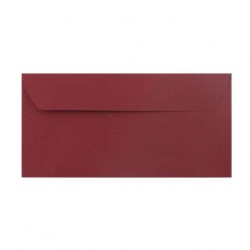 Plicuri Visinii DL DACO, 25 Buc/Set, 110x220 mm, 120 g/m², cu Clapeta Siliconica, Plic Visiniu, Plic Colorat, Plicuri cu Clapeta Siliconica, Plicuri DL cu Lipire Siliconica, Plicuri Colorate, Plicuri DL Colorate