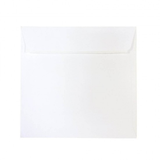 Set 25 Plicuri Siliconice DACO, Alb, 16x16 cm, 120 g/m², Plicuri Simple, Plicuri Siliconice, Set Plicuri, Plicuri Albe, Plicuri Daco