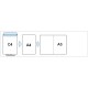 Plicuri C4 Personalizate, 2 Culori, Hartie Offset Alba 90 g/m², Lipire Siliconica, Deschidere Latura Scurta, Plic Personalizat, Plicuri Albe Personalizate, Plicuri Invitatii, Plicuri Felicitari, Plic din Hartie Personalizat