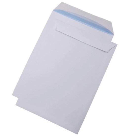 Set 100 Plicuri C5 Autoadezive Daco, 162x229 mm, 80 g/m², Alb, Plic Mic Corespondenta, Plic Hartie Alba, Plic Posta, Plicuri Posta, Plicuri Albe din Hartie, Plic Alb Hartie