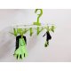 Uscator cu Agatatoare, 12 Cleme, Plastic, Verde, Uscator cu Cleme, Uscator 12 Cleme, Uscator cu 12 Cleme, Uscator de Haine cu Cleme, Uscator pentru Haine Mici, Uscator de Agatat, Uscator cu Carlig, Uscatoare cu Cleme, Uscatoare 12 Cleme