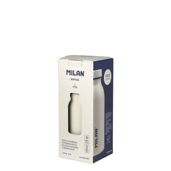 Termos Inox Milan, 354 ml, Gri, Capac cu Surub Ermetic, Termos Milan, Termos Inox Milan, Termos cu Capac, Termos Capac Milan, Termos Inox cu Surub Ermetic, Termos Ermetic, Termos Ermetic Milan