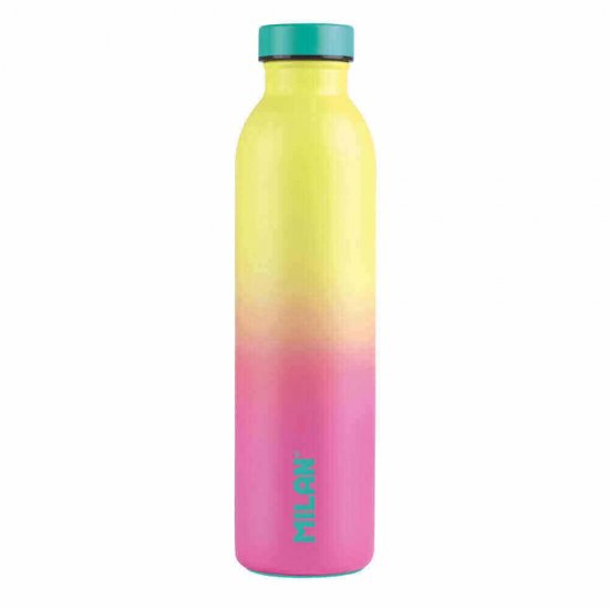 Termos Inox Milan Sunet, 591ml, Multicolor, Capac cu Surub Ermetic, Termos Milan, Termos Inox Milan, Termos cu Capac, Termos Capac Milan, Termos Inox cu Surub Ermetic, Termos Ermetic, Termos Ermetic Milan