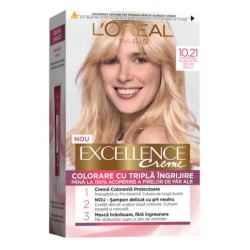 Vopsea de Par Permanenta L'OREAL Paris Excellence Creme 10.21, Blond Perlat, 192 ml, Cu Amoniac, Vopsea de Par, Vopsea de Par Permanenta, Vopsea de Par L'OREAL, Vopsea de Par L'OREAL Paris Excellence, Vopsea Permanenta L'OREAL Vopsea de Par Permanenta L'OREAL Paris Excellence Creme 10.21, Blond Perlat, 192 ml, Cu Amoniac, Vopsea de Par, Vopsea de Par Permanenta, Vopsea de Par L'OREAL, Vopsea de Par L'OREAL Paris Excellence, Vopsea Permanenta L'OREAL