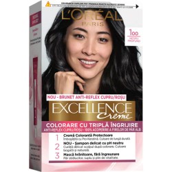 Vopsea de Par Permanenta L'OREAL Paris Excellence Creme 100, Negru Profund, 192 ml, Cu Amoniac, Vopsea de Par, Vopsea de Par Permanenta, Vopsea de Par L'OREAL, Vopsea de Par L'OREAL Paris Excellence, Vopsea Permanenta L'OREAL Vopsea de Par Permanenta L'OREAL Paris Excellence Creme 100, Negru Profund, 192 ml, Cu Amoniac, Vopsea de Par, Vopsea de Par Permanenta, Vopsea de Par L'OREAL, Vopsea de Par L'OREAL Paris Excellence, Vopsea Permanenta L'OREAL