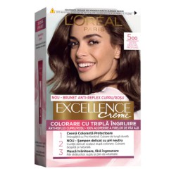 Vopsea de Par Permanenta L'OREAL Paris Excellence Creme 5, Saten Deschis Profund, 192 ml, Cu Amoniac, Vopsea de Par, Vopsea de Par Permanenta, Vopsea de Par L'OREAL, Vopsea de Par L'OREAL Paris Excellence, Vopsea Permanenta L'OREAL Vopsea de Par Permanenta L'OREAL Paris Excellence Creme 5, Saten Deschis Profund, 192 ml, Cu Amoniac, Vopsea de Par, Vopsea de Par Permanenta, Vopsea de Par L'OREAL, Vopsea de Par L'OREAL Paris Excellence, Vopsea Permanenta L'OREAL