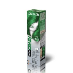 Vopsea Crema de Par Semipermanenta, LONCOLOR Go Crazy G77, Verde, 100 ml, Vopseluri Semipermanente LONCOLOR, Crema Semipermanenta pentru Par LONCOLOR Go  Crazy, Crema Coloranta pentru PAR Verde, Vopsea LONCOLOR Go Crazy Verde