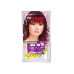Vopsea de Par Semipermaneta, LONCOLOR Trendy Colors Funky Red R4, Fara Amoniac, Roscat, 50 ml, Vopsea pentru Par LONCOLOR, Vopsea Nuantatoare, Vopsea Semipermanenta pentru Par, Nuantator Fara Amoniac, Vopsea de Par Roscata
