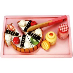 Tort De Jucarie Cu Fructe Si Borcanele Cu Gem Si Miere