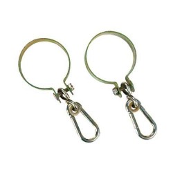 Set 2 Coliere Rotunde Cu Carlig Pentru Leagan 100 Mm