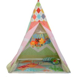 Cort De Joaca Cu Salteluta Baby Tipi