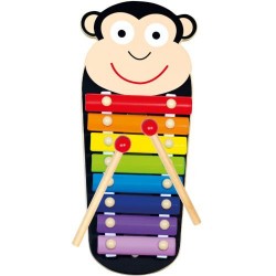 Xilofon Bino Din Lemn Maimutica