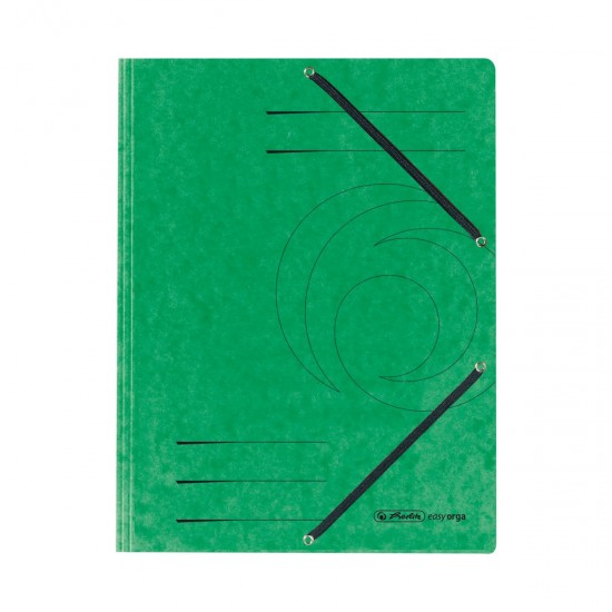 Dosar Carton Plic A4, Inchidere Cu Elastic, Culoare Verde