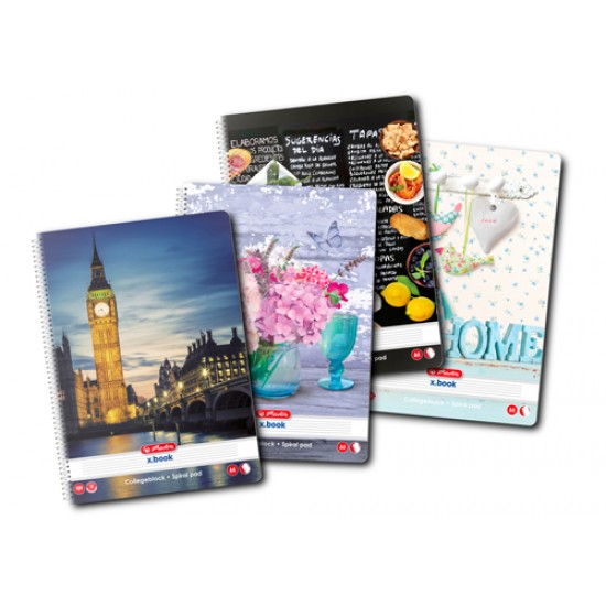 Caiet A4 100 File Cu Spirala Dictando Motiv Enjoy Life - Economic