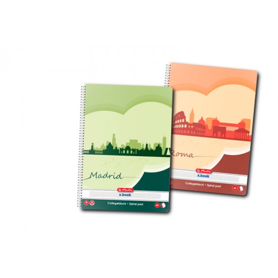 Caiet A4 70 File Cu Spirala Patratele - Economic