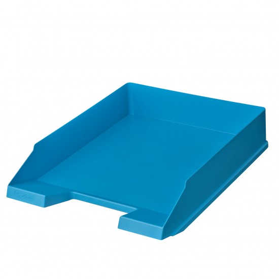 Tavita Corespondenta A4-c4 Clasic Plastic Reciclat Azuriu Greenline Blue Angel