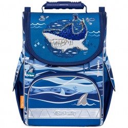 Ghiozdan Neechipat Nature Quest Motiv Shark Life