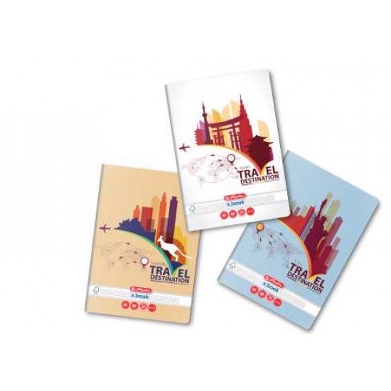 Caiet A4 60f Patratele Travel