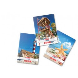 Caiet A4 80f Patratele Summer