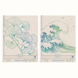 Caiet A4 70f Spirala Patratele Motiv Ginkgo Greenline Caiet A4 70f Spirala Patratele Motiv Ginkgo Greenline
