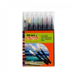 Carioci Cu Varf De Pensula X.brush Set 6+1 Carioci Cu Varf De Pensula X.brush Set 6+1