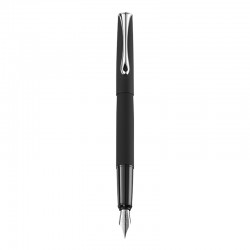 Stilou Esteem Lapis Black, Penita B, Corp Slim, Negru Mat, Accesorii Cromate