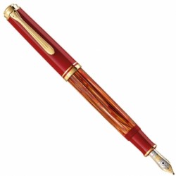 Stilou Souveran M600 Penita B Din Aur 18k Corp Tortoiseshell-red Accesorii Placate Cu Aur Cutie Cadou Stilou Souveran M600 Penita B Din Aur 18k Corp Tortoiseshell-red Accesorii Placate Cu Aur Cutie Cadou