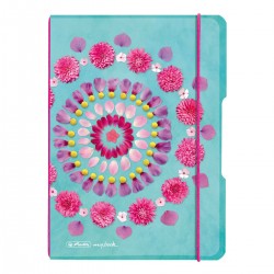 Caiet My.book Flex A5 40f 80 Gr Velin Coperta Pp, Flowers