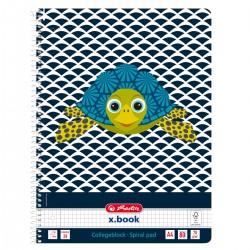 Caiet A4 80f Spirala Patratele Cute Animals Motiv Turtle Caiet A4 80f Spirala Patratele Cute Animals Motiv Turtle