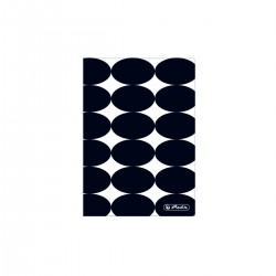 Carnetel A6 96f Patratele Coperta Tare Motiv Just Black