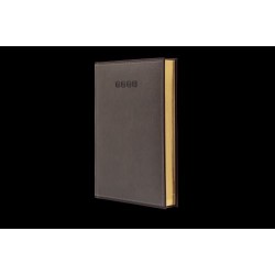 Agenda Datata Ro A5, 352 Pagini, Coperta Din Piele Sintetica, Premium Deluxe Alghero, Culoare Bordo / Bej, Margini Folio Auriu, 2024