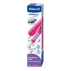 Stilou Pelikano Junior, Penita A, Grip Ergonomic, Pentru Dreptaci, Culoare Roz, In Cutie De Carton