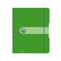 Caiet A5 80f Spirala Elastic Perforat Eotg Coperta Pp Verde