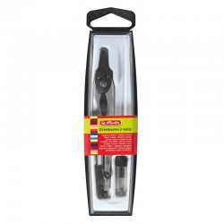 Compas Plastic/metalic Negru Herlitz Compas Plastic/metalic Negru Herlitz