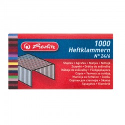 Agrafe Capsator 24/6 1000 Bucati/cutie Herlitz Agrafe Capsator 24/6 1000 Bucati/cutie Herlitz