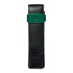 Etui De Piele Tg22 2 Instrumente,negru/verde Etui De Piele Tg22 2 Instrumente,negru/verde