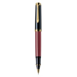 Roller Souveran R600,accesorii Placate Cu Aur,corp Negru-rosu
